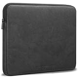 Woodcessories - Sustainable Laptop Sleeve for MacBook 11-14 Inch Sleeve Black - Made from Paper