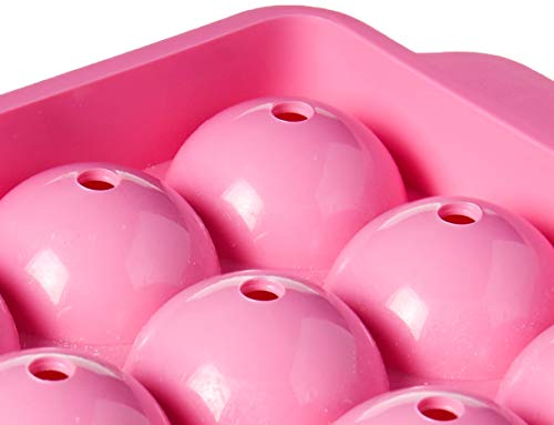 Molde esferas de hielo Hutzler 24 bolas rosa miniatura 4