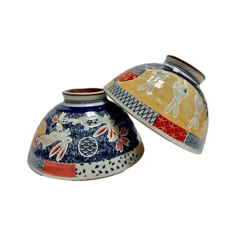 Japanese Mino Ware Rice Bowl Set by j-pure hitomi Cover