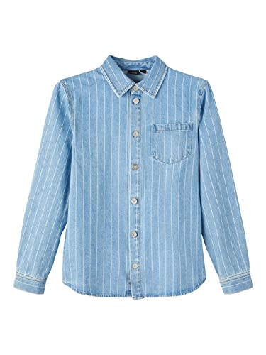 Nlmpinizza DNM Overshirt NAME IT veste chemise en denim bleu garçon
