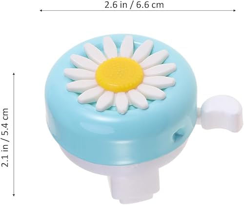 Miniatura 4 de Wakauto 1 campana de bicicleta de hierro fuerte seguro patrón de crisantemo lindo anillo de bicicleta Bell accesorio de bicicleta para niños niños 1
