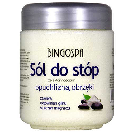 Sales de baño para pies hinchados y dolorosos propensos a edema 550 g BINGOSPA