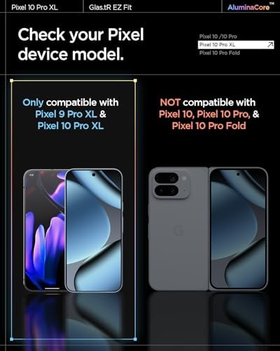 Spigen GlasTR EZ FIT Screen Protector for Pixel 10 Pro XL/9 Pro XL Alternate view