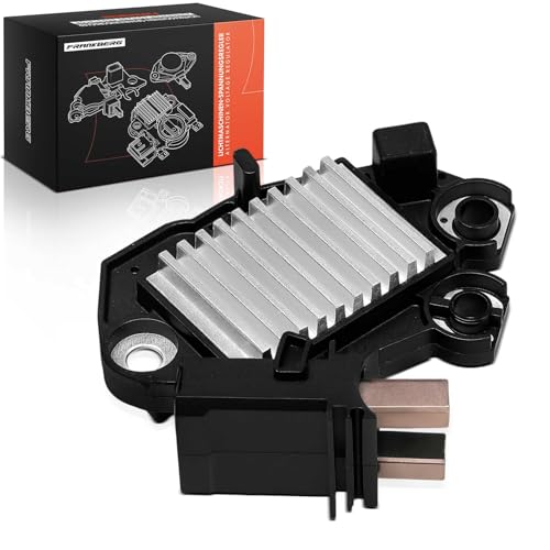 Frankberg Alternator Voltage Regulator Car Generator 2-Pin 14,3V with Self-Excitation Function Compatible with A4 8K2 A5 8T3 A6 4G2 4GC Q5 8RB Replace# 333986
