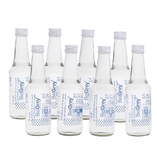 Image of Belgrey Waters Premium Glass Bottled Mineral Water 250ml Each, pH-Balanced, Chemical-Free, Natural Spring Taste, Mineral-Infused Hydration, Glass Bottle - Pack of 8