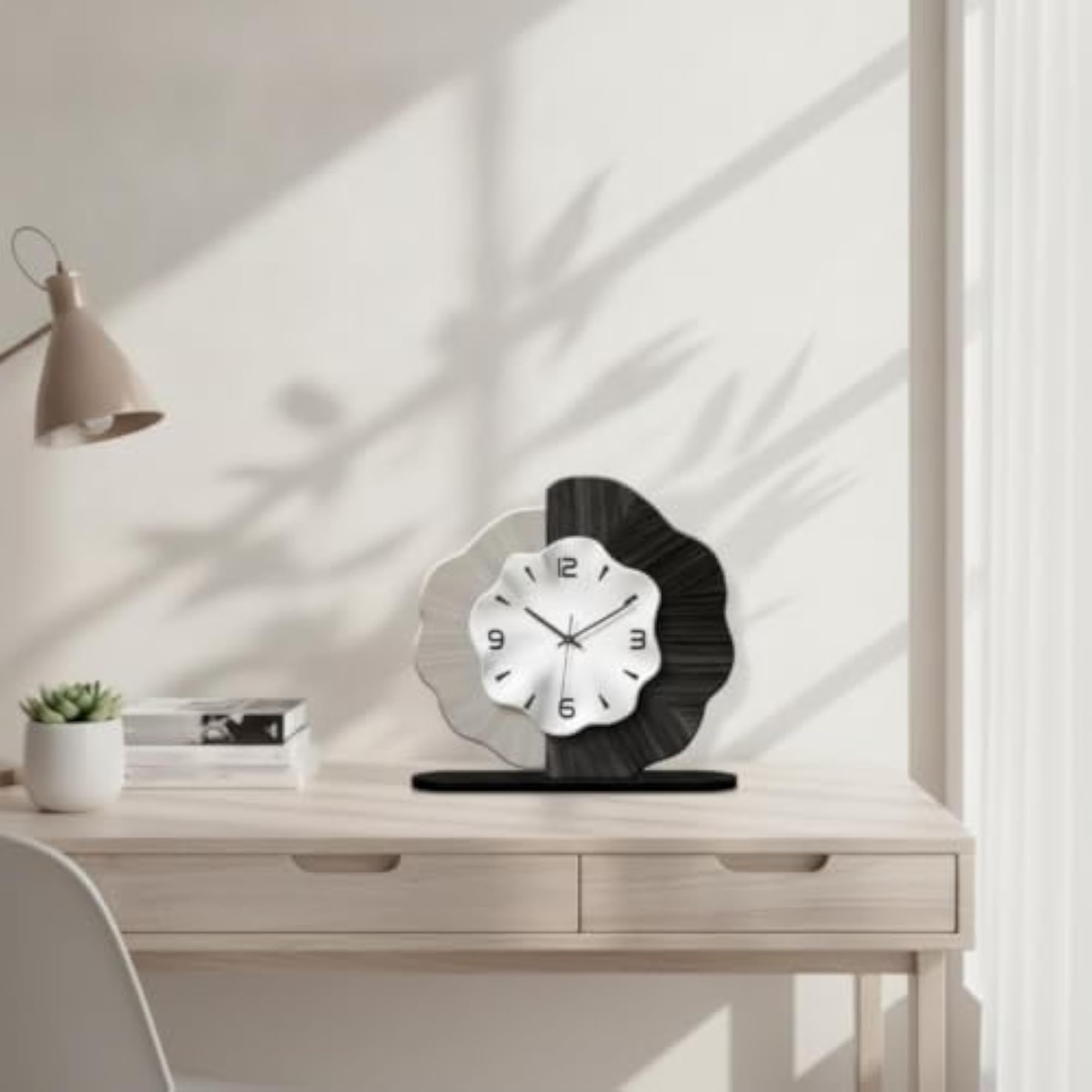 Analog Clock with Rectangular Base