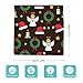 DGTXWIT Silk Scarfs Christmas Angel Hat Santa Hat Square Scarves 27