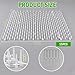 POMEAT 15 PCS Cat Scat Mat with Spikes 16 x 12'' Cat Deterrent Outdoor Scat Mats for Cats and Dogs Cat Spikes for Garden Fence Indoor Furniture Cat Deterrent Mat with 10 Staples