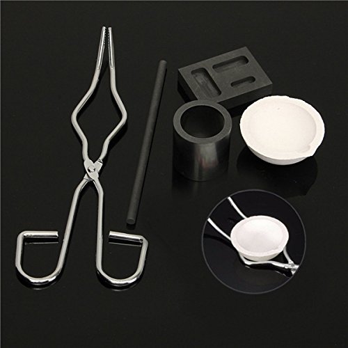 5 Stücke Fackel Schmelzen Kit Gold Und Silber Schmelztiegel Tong Rod Graphit Ingot Form