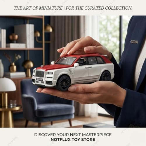 Image of 1:24 Rolls-Royce Cullinan Maisary - Premium Car Model, Luxury SUV Replica Pullback Metal Toy Car (Multicolor)(Pack of 1)