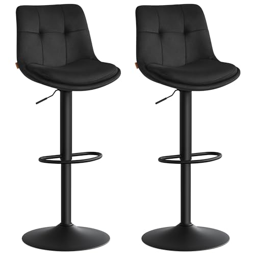 VASAGLE Juego de 2 Taburetes de Bar Sillas