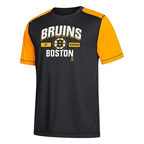 adidas Patrice Bergeron NHL Boston Bruins Performance Player Graphic T-Shirt Men's Black