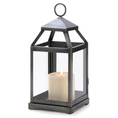Gifts & Decor Rustic Silver Candle Holder Hanging Garden Lantern