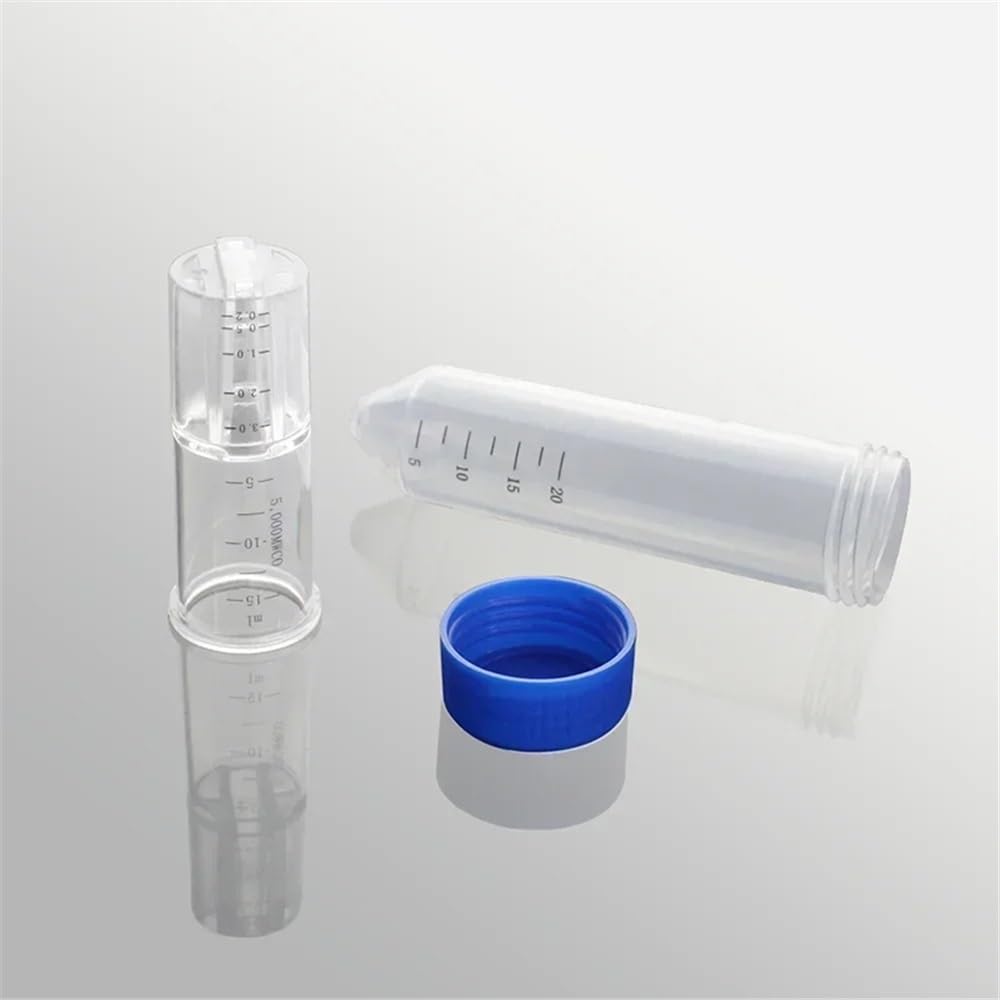 Cristalería de Laboratorio Tubo de ultrafiltración de 15 ml con membrana de PES de 10 kDa y 50 kDa, tubo exterior y tapa, filtro interior de PP.(15ml 5kDa 1piece)