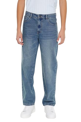 Forever 21 Men's Mid-Rise Straight Jeans2