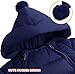 Ohrwurm Newborn baby boy snowsuit long sleeve jumpsuit 0 3 6 months winter coat clothes Navy 0-6 Months