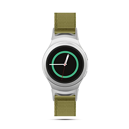 Gheper Woven Nylon Band Compatible with Samsung Gear S2 SM-R720/SM-R730 Smartwatch Quick Fit Soft Breathable Strap Replacement Sport Wristband