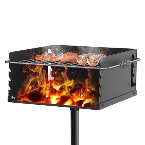 Park Charcoal Grill, 16" Outdoor BBQ, Heavy Duty, Portable