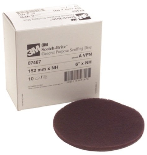 3M Company 7467 Scotch-Brite Scuffing Disc General Purpose 07467, 6", 10 discs/bx