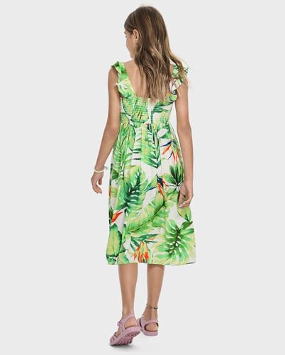 Image of The Children's Place girls Floral Smocked Babydoll Dress