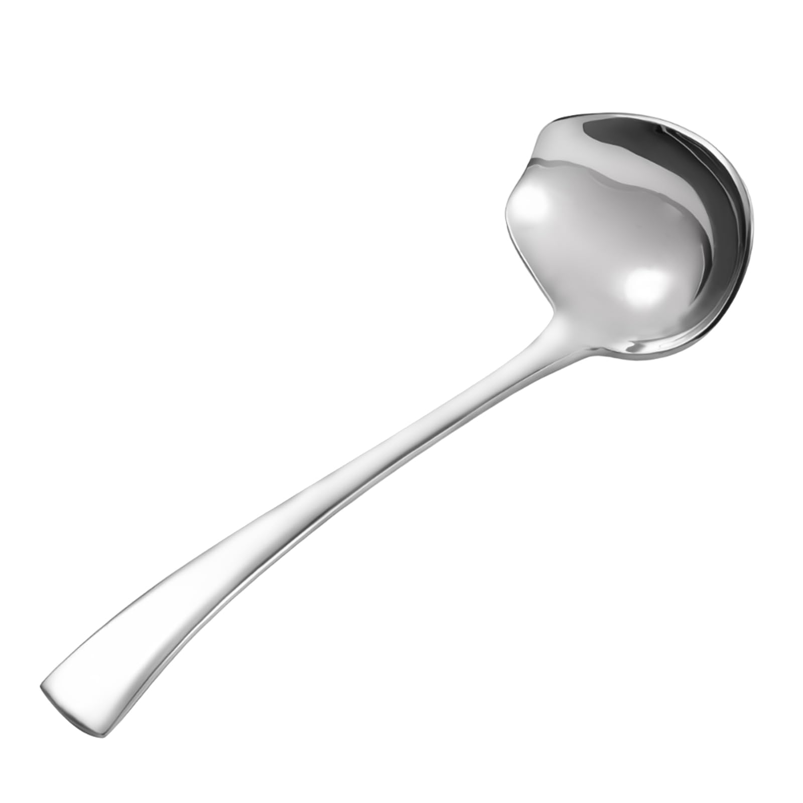 2 Mestoli Per Salsa In Acciaio Inox Con Versatore – 20,5 Cm – Cucchiai Da Cucina Professionali – Lavabili In Lavastoviglie
