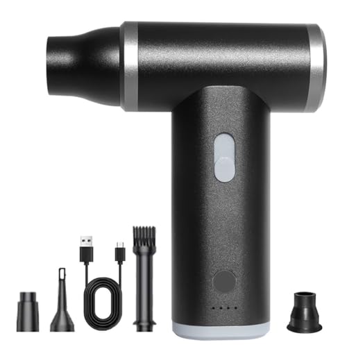 Nuhikap Wireless Dust Blower 110000RPM Violent Blower Mini Turbo Jet Fan Dust Removal Brushless Motor for Household Clean Tool