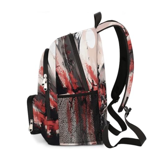 Japanses Fuji Moutain Cherry Blossom School Backpack for Boys Girls Women Men Lightweight Laptop Casual Daypack Rucksack Backpacks Book Bag4