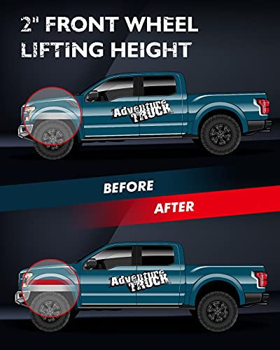 Kax 2" Front Leveling Lift Kit Fit For F250 F350 Super Duty 2005-2021, 2 Inch Leveling Kit For F250 F350 Super Duty 2005-2021, Suspensions Front Struts Spacer Llk014 #TOP4