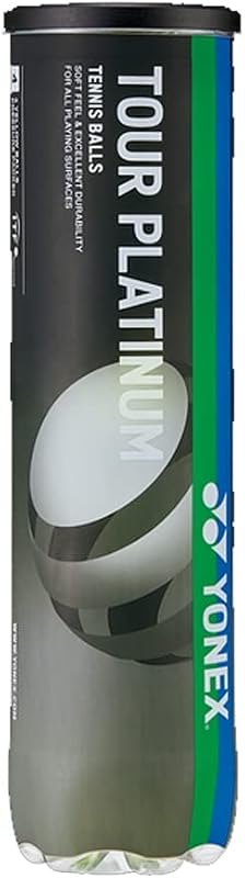 Yonex Pelota de Tenis Tour Platinum Pack de 4 Pelotas