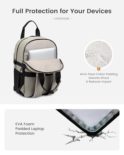 Mochila para laptop LOVEVOOK 15.6 pulgadas para mujer miniatura 4