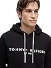 Tommy Hilfiger Men’s Core Tommy Logo Hoodie, Black (Jet Black), 3XL #2