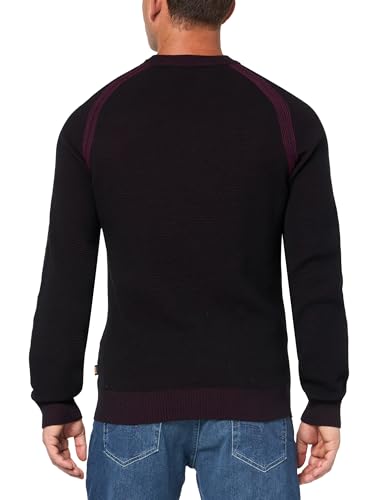 BOSS Men's Lightweight Ribbed Cotton Blend Pullover Sweater2