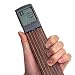Pocket Guitar Chord Practice Tool, Portable Guitar Neck for Trainer Beginner w/ a Rotatable Chords Chart Screen (Battery Included)