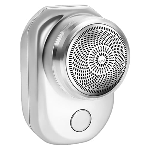 Máquina de afeitar eléctrica recargable para hombre pequeño, textura ABS, adecuada para viajes fáciles y afeitados rápidos