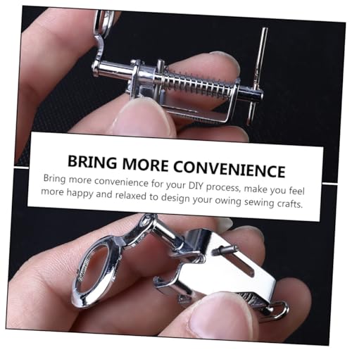Set 3 Piezas Pie Prensatelas Metal Bajo para Máquina de Coser miniatura 4