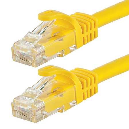 Cable Ethernet Cat 6 Amarillo 0.5 ft miniatura 1