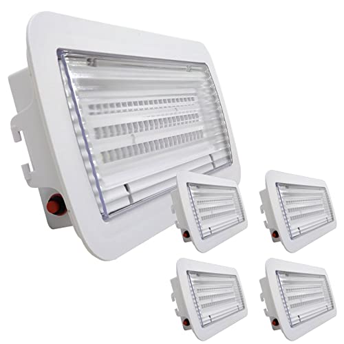 Luz De Emergencia Led 8W 450Lm 6500K Ip65 Impermeable | Pack 5 Uds. En Oferta Led Atomant Pack 5X Luz De Emergencia Led Estanca 8W. Ip65. Empotrar/Superficie. 450 Lumenes, 2 Horas De Autonomía. Para Exteriores, Impermeable, Resistente Al Agua.