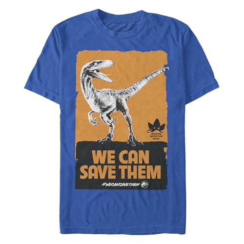 T-shirt Jurassic World anti-déformation manches courtes We Can Save Them
