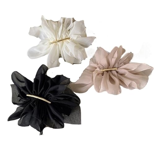 Pince à cheveux fleurs en mousseline pour sublimer vos coiffures de cérémonie