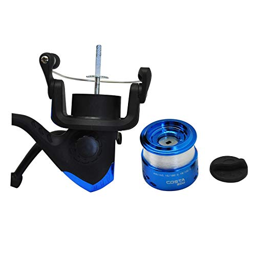 LXRZLS. Carp Angelrolle Spinnrollen Licht 200System 4BB Angeln Spinnrolle Links/Rechts Zusammenklappbarer Mit Nylonlinie… – Bild 4