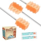 Qyoswab Safety Gum-Protective Mouth Swabs for Elderly, Highly-Elastic, Non-Detaching, Anti-Penetration Oral Swabs, Anti-Slip Handle, Extra...