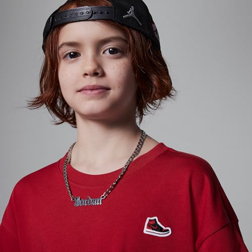 Air Jordan 1 Big Kids' Patch T-Shirt (Varsity Red, 95C899-H15)3