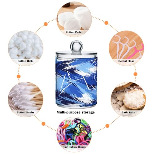 Botes Qtip para bastoncillos de algodón que solucionan el desorden de las almohadillas 5