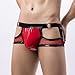 Mens Lingerie Stretch Elastic Waistband Exotic Lingerie Sexy Funny Breathable Male Athletic Fashion Comfort Stylish Homewear Red