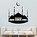 Familie Islamic Muslim Wandaufkleber Pvc Wandaufkleber Moderne Mode Wandaufkleber Dekorative Vinyl Wandaufkleber Haus Und Garten Wandaufkleber 57Cm X 61Cm