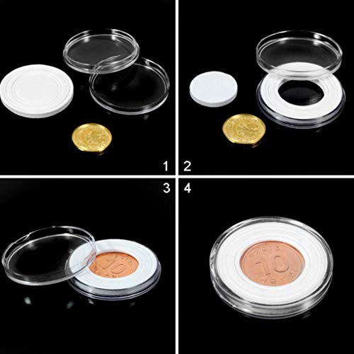 Diarypiece Coin Storage Box Resin Casting Molds, Coin Holder Epoxy Silicone Mold #TOP2