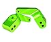 Traxxas 3652G Green-Anodized 6061-T6 Aluminum Rear Stub Axle Carriers (pair)