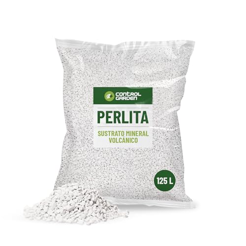 Control Garden Perlita 100L | Tierra para Plantas y Cultivos Interior y Exterior | Sustrato Natural para Semillas | Fabricado en España