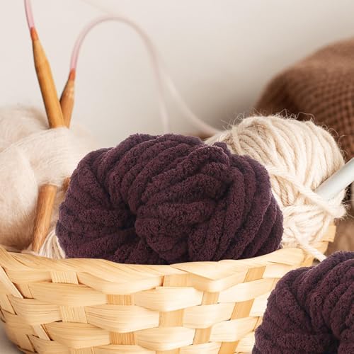 Almohadas de felpilla sin agujas con hilo suave de tejer 4