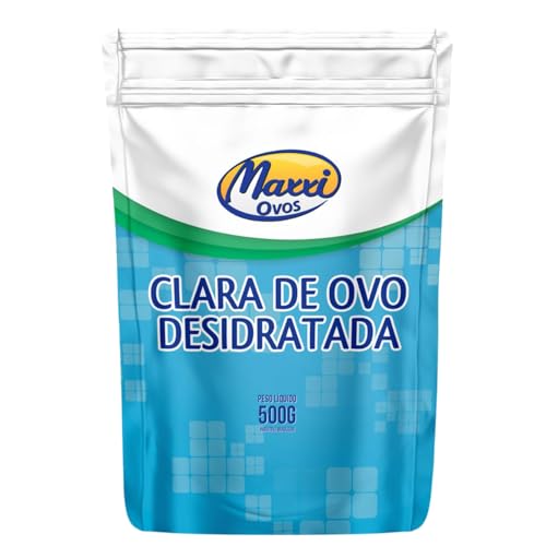 Albumina Maxxi Ovos 500g - Clara de Ovo Desidratada Maxxiovos - Natural